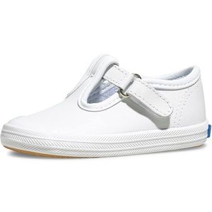 Baby Unisex T-strap leather Tennis Shoes